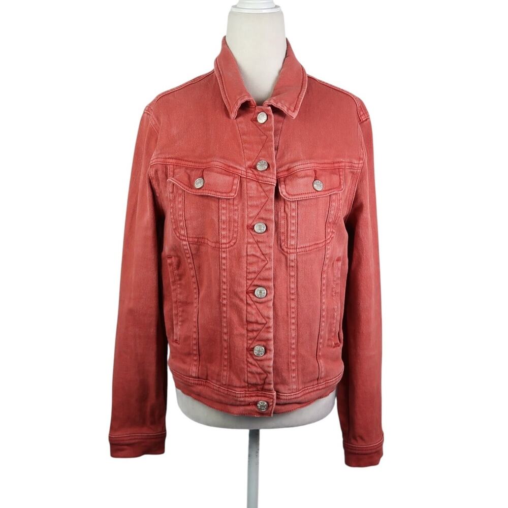 BDG Urban Outfitters Red Denim Jean Jacket Women's L